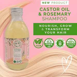 Castor Oil Shampoo with Rosemary Oil