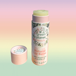 Plastic Free Lip Balm Natural with Argan and Avocado Oil | Vegan