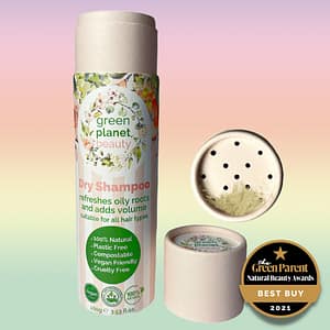 Natural Dry Shampoo Powder | Plastic Free | Talc & Benzene FREE