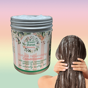 Natural Conditioner with Argan and Rosemary Oil | Plastic Free | Vegan