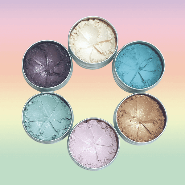 Vegan Mineral Eyeshadow Refillable Tins - Plastic Free
