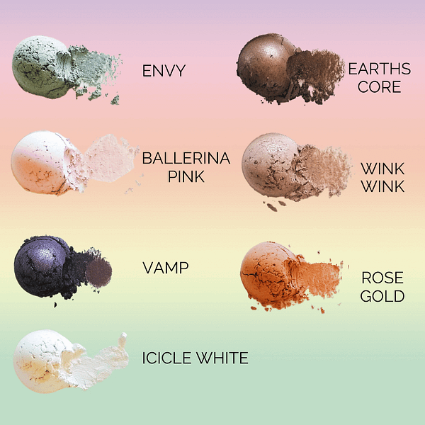 Vegan Mineral Eyeshadow Refillable Tins - Plastic Free - Image 2