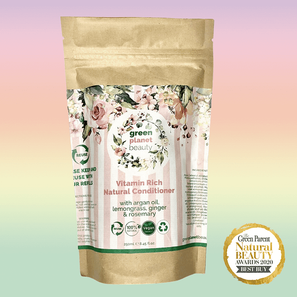 Natural Conditioner with Argan & Rosemary Oil - Biodegradable Refill