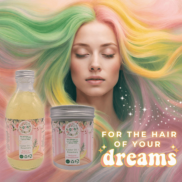 Castor Oil Shampoo and Conditioner with Rosemary Oil - Image 2